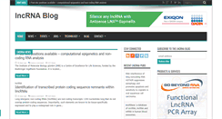 Desktop Screenshot of lncrnablog.com